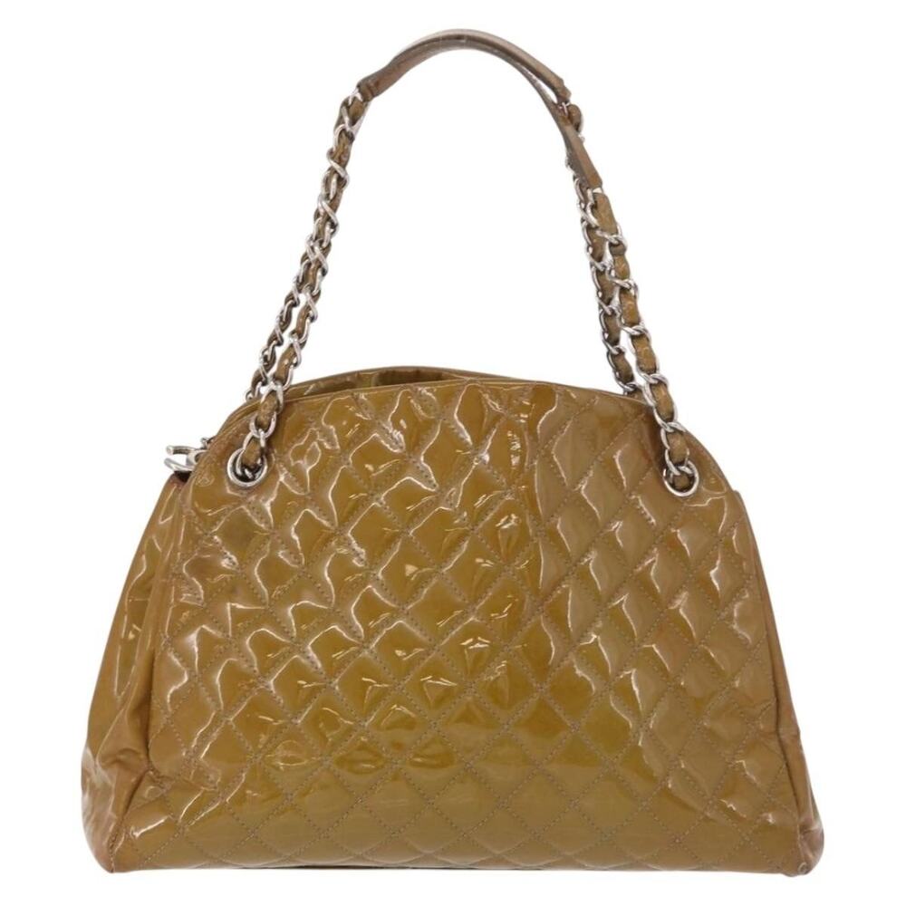Chanel Matelasse Chain Shoulder Bag Brown